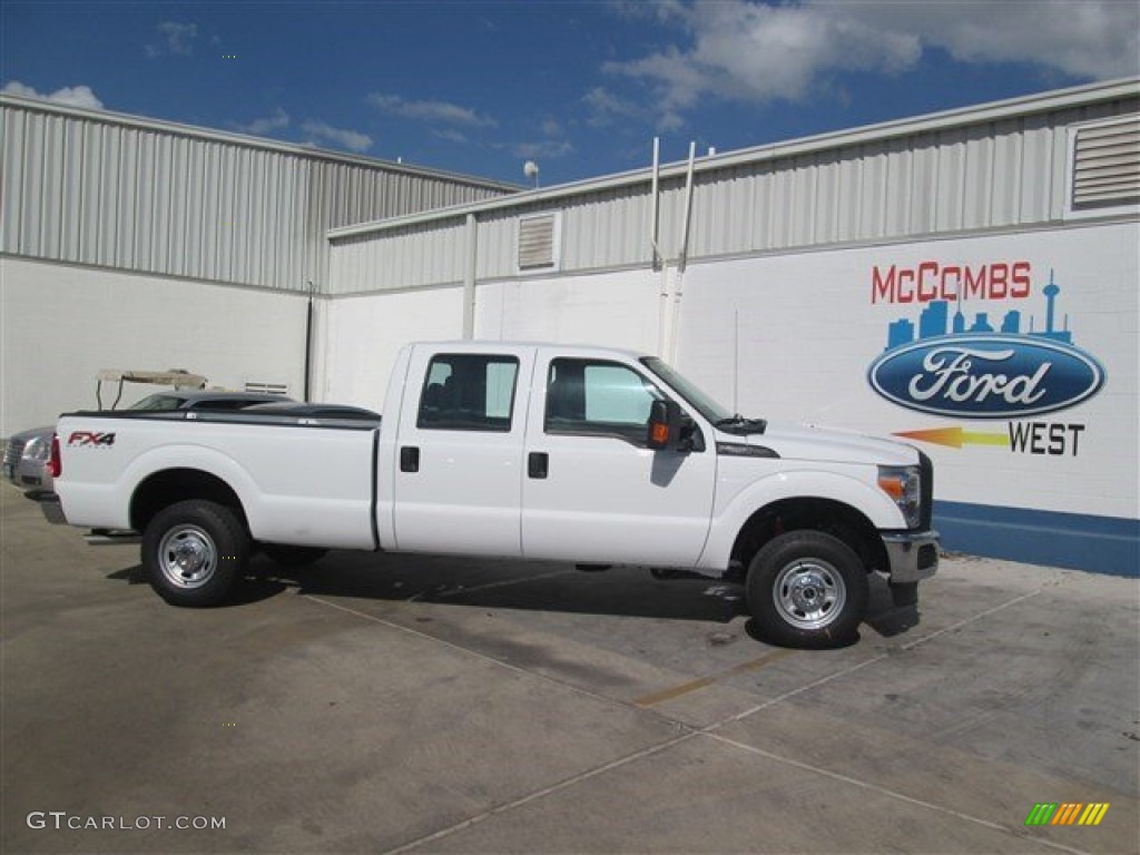 2015 F250 Super Duty XL Crew Cab 4x4 - Oxford White / Steel photo #1