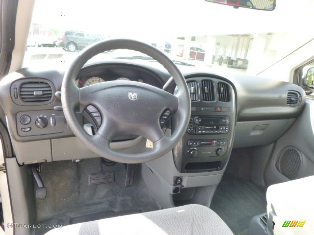 2006 Caravan SXT - Stone White / Medium Slate Gray photo #14