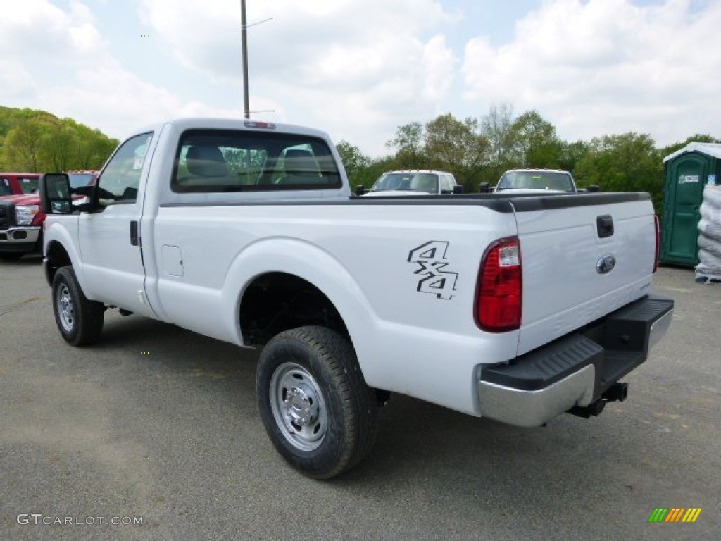 2015 F250 Super Duty XL Regular Cab 4x4 - Oxford White / Steel photo #6