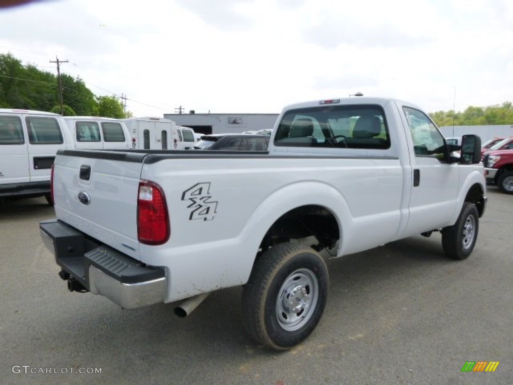 2015 F250 Super Duty XL Regular Cab 4x4 - Oxford White / Steel photo #8