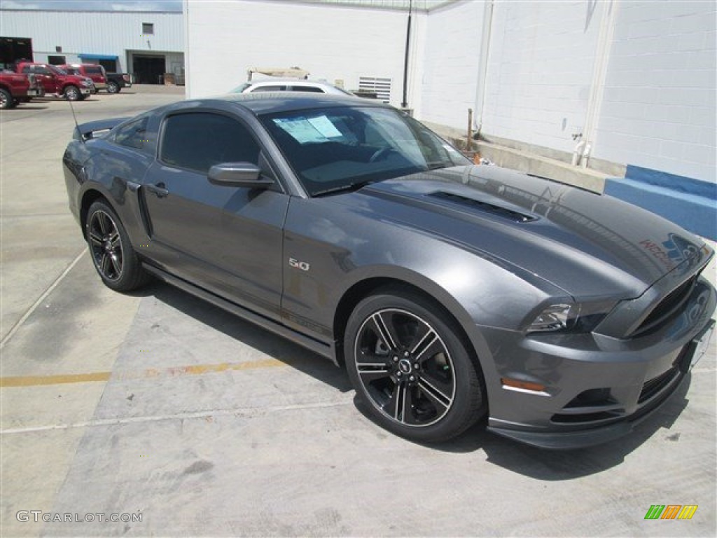 2014 Mustang GT/CS California Special Coupe - Sterling Gray / California Special Charcoal Black/Miko Suede photo #2