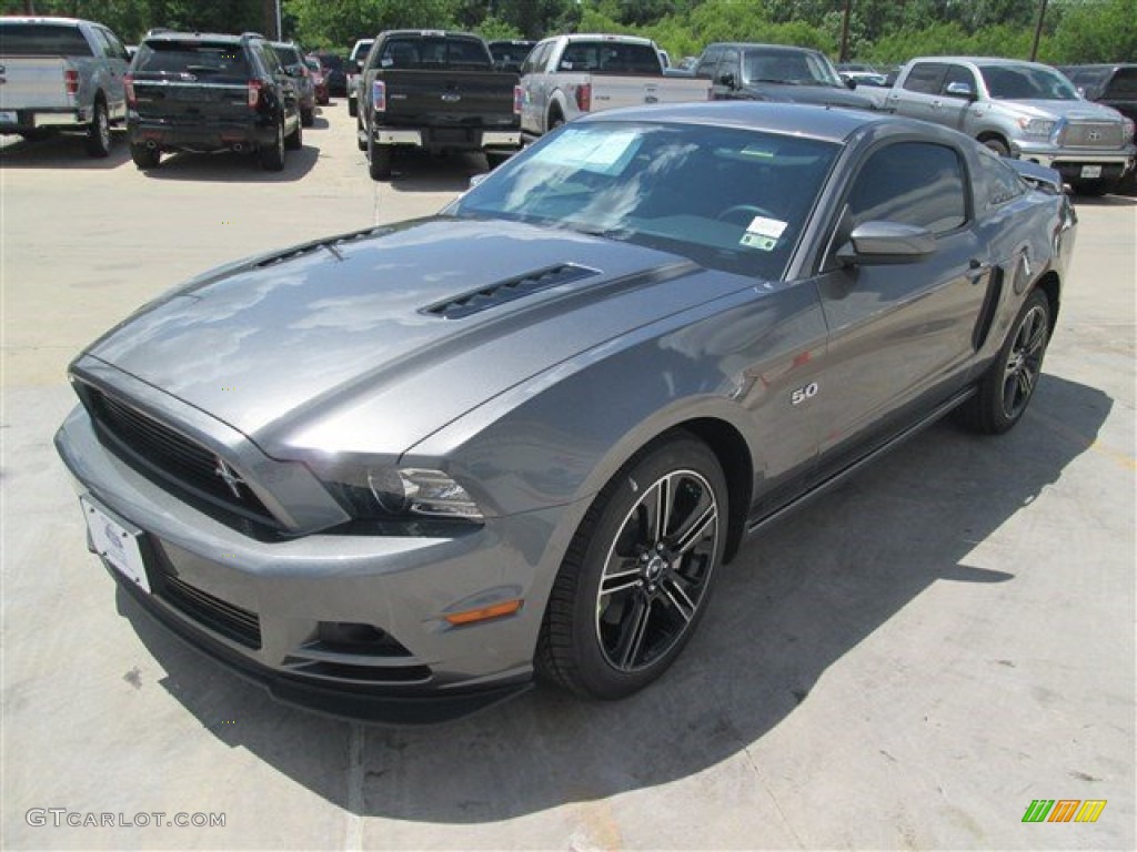 2014 Mustang GT/CS California Special Coupe - Sterling Gray / California Special Charcoal Black/Miko Suede photo #4