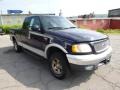 1999 Deep Wedgewood Blue Metallic Ford F150 Lariat Extended Cab 4x4  photo #2