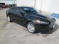 2014 Tuxedo Black Ford Fusion SE  photo #2