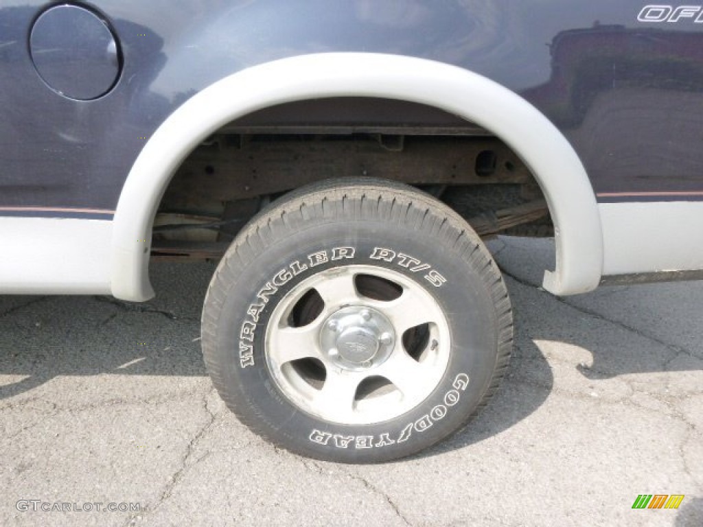 1999 F150 Lariat Extended Cab 4x4 - Deep Wedgewood Blue Metallic / Medium Graphite photo #9