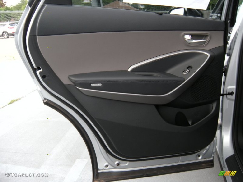 2014 Hyundai Santa Fe Limited Gray Door Panel Photo #93761554