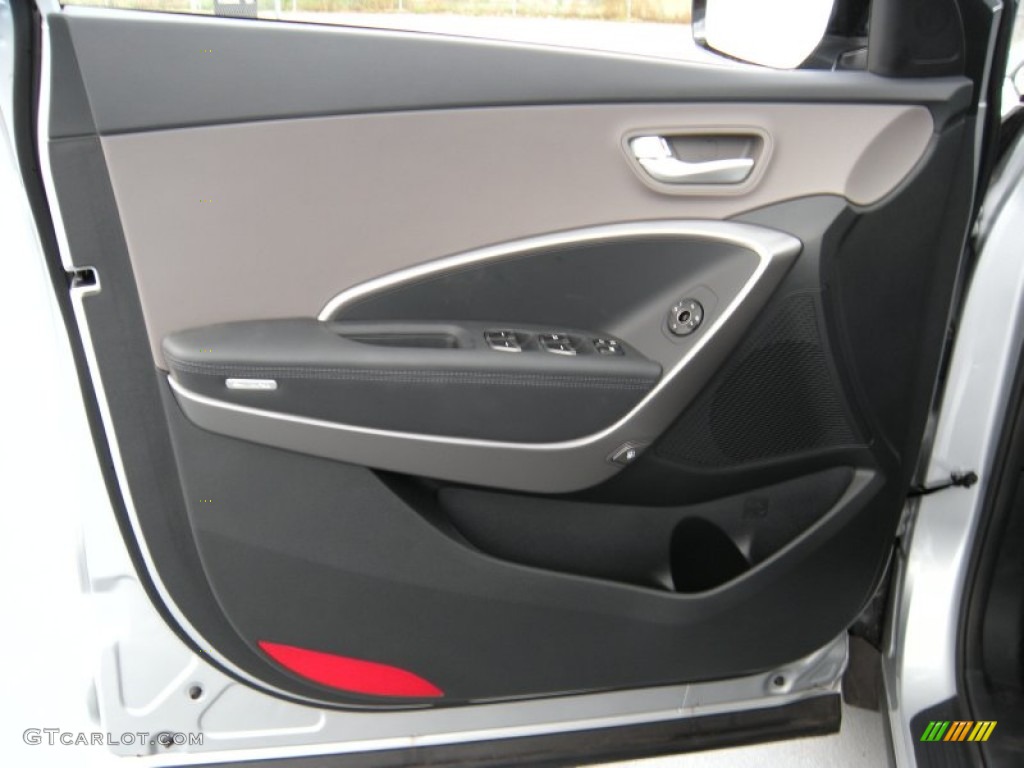 2014 Hyundai Santa Fe Limited Gray Door Panel Photo #93761609