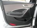 Gray 2014 Hyundai Santa Fe Limited Door Panel