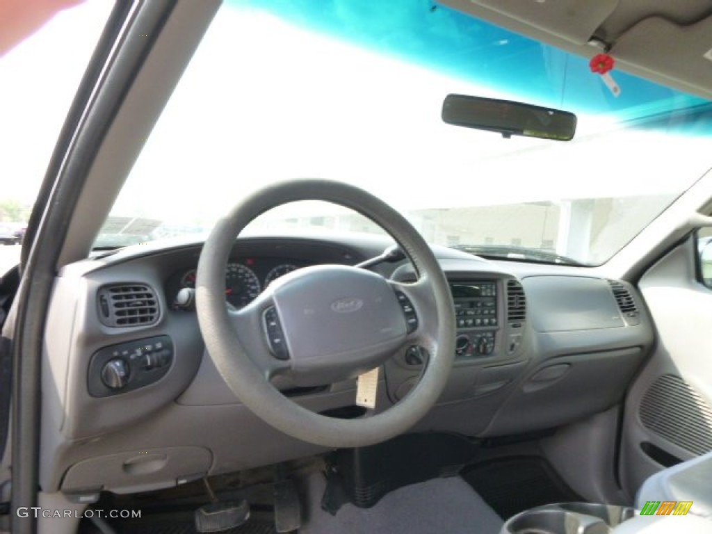 1999 F150 Lariat Extended Cab 4x4 - Deep Wedgewood Blue Metallic / Medium Graphite photo #13