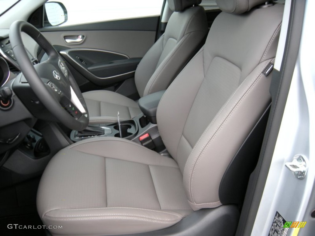 Gray Interior 2014 Hyundai Santa Fe Limited Photo #93761657