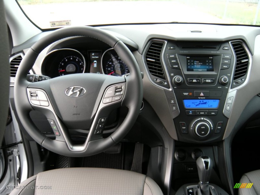 2014 Hyundai Santa Fe Limited Gray Dashboard Photo #93761708
