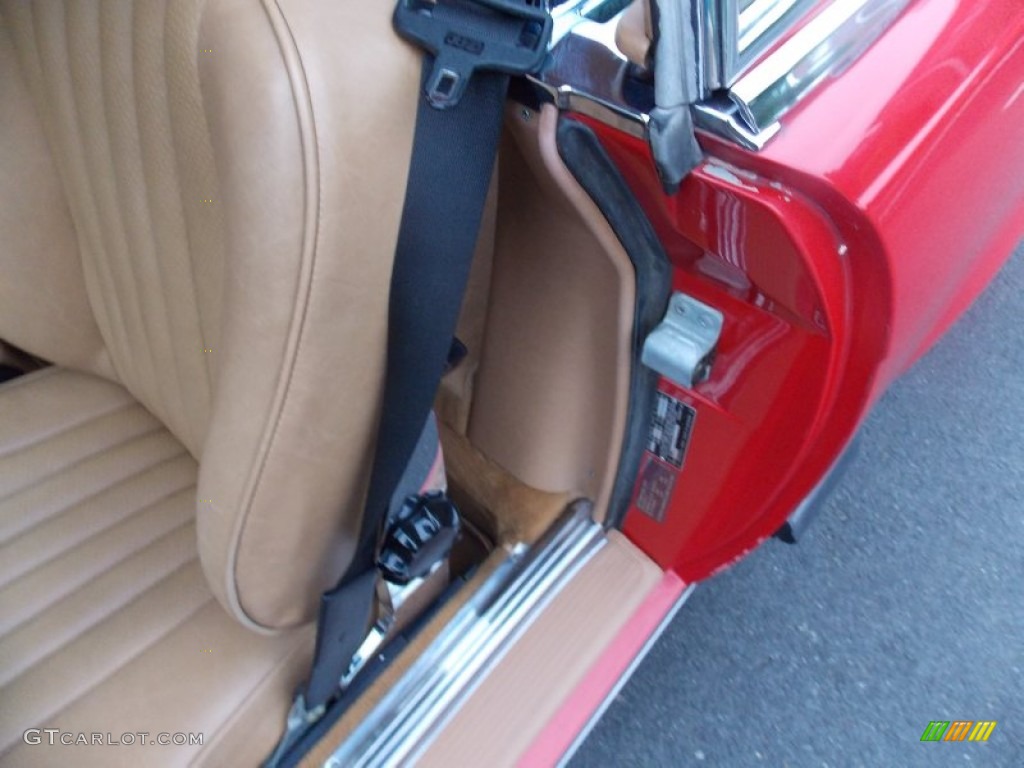 1988 SL Class 560 SL Roadster - Signal Red / Parchment photo #11