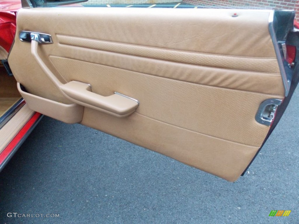 1988 SL Class 560 SL Roadster - Signal Red / Parchment photo #17