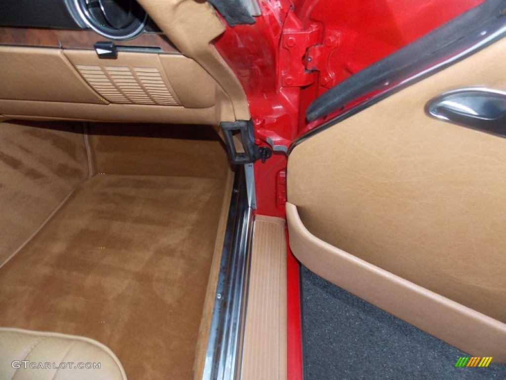 1988 SL Class 560 SL Roadster - Signal Red / Parchment photo #21