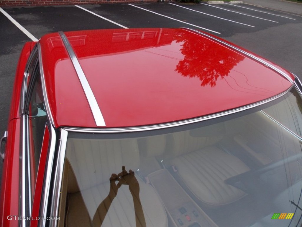 1988 SL Class 560 SL Roadster - Signal Red / Parchment photo #36