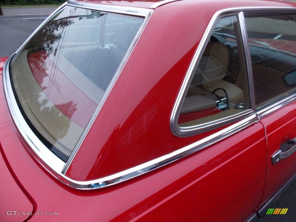 1988 SL Class 560 SL Roadster - Signal Red / Parchment photo #37