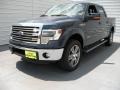 2014 Blue Jeans Ford F150 Lariat SuperCrew 4x4  photo #7