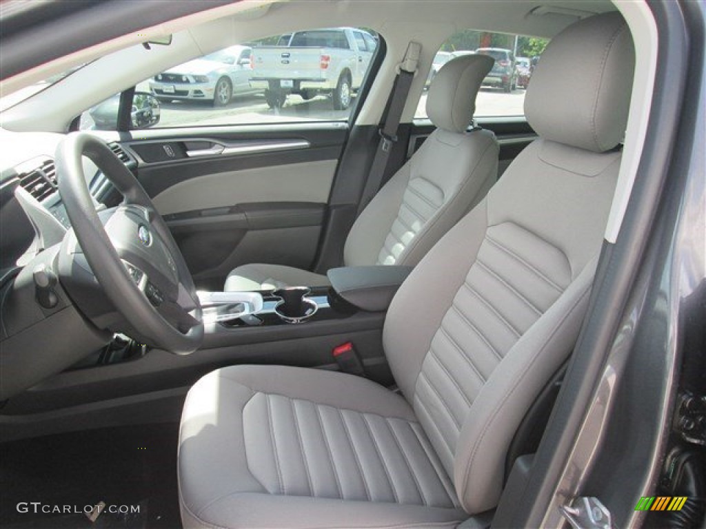 2014 Fusion S - Sterling Gray / Earth Gray photo #10