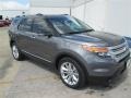 2014 Sterling Gray Ford Explorer XLT  photo #2