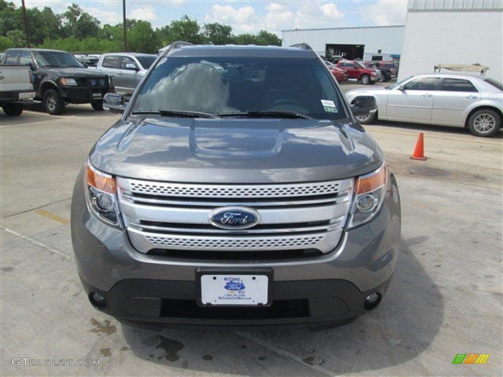 2014 Explorer XLT - Sterling Gray / Charcoal Black photo #3