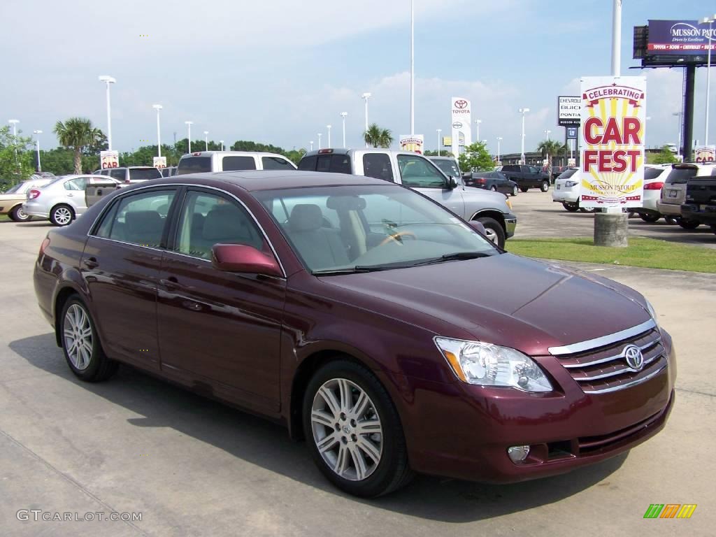 2007 Avalon Limited - Cassis Red Pearl / Ivory photo #3