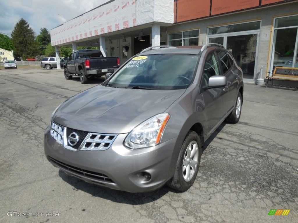 2011 Rogue SV AWD - Platinum Graphite / Black photo #3