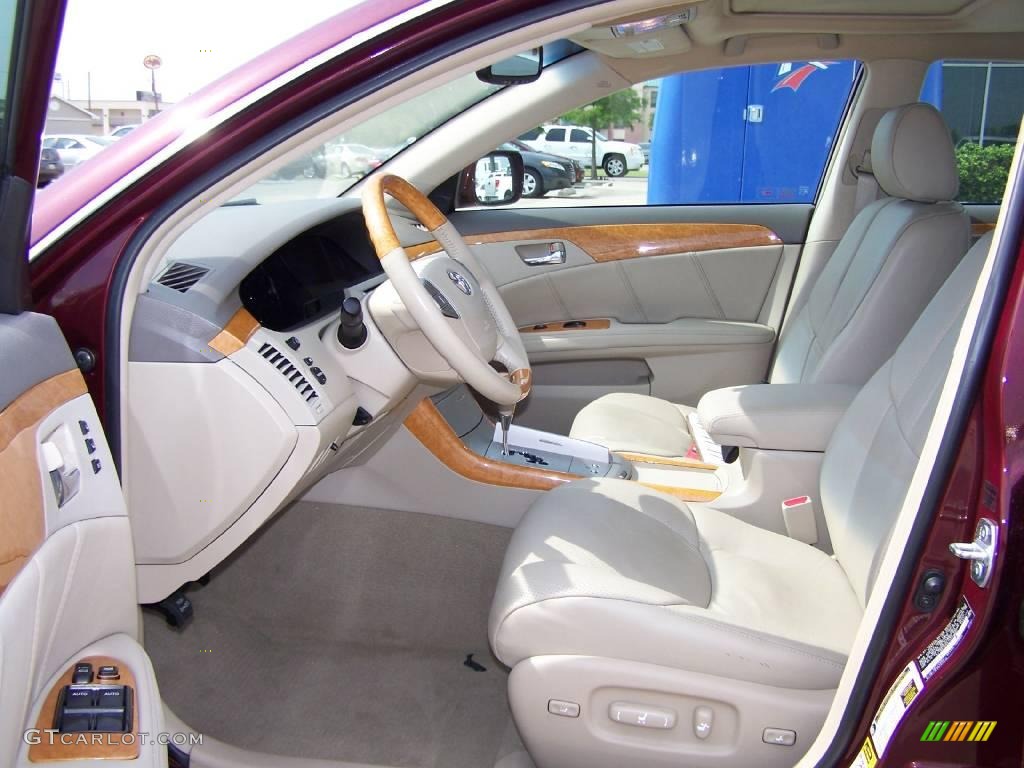 2007 Avalon Limited - Cassis Red Pearl / Ivory photo #10