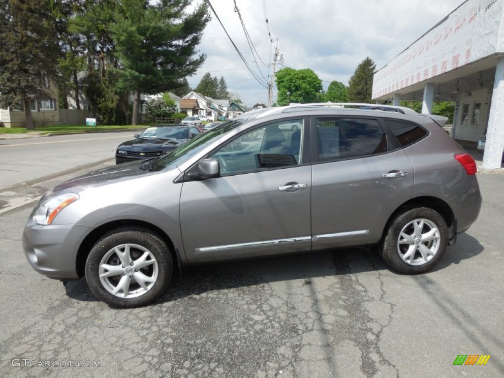 2011 Rogue SV AWD - Platinum Graphite / Black photo #4