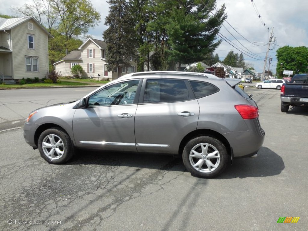 2011 Rogue SV AWD - Platinum Graphite / Black photo #5