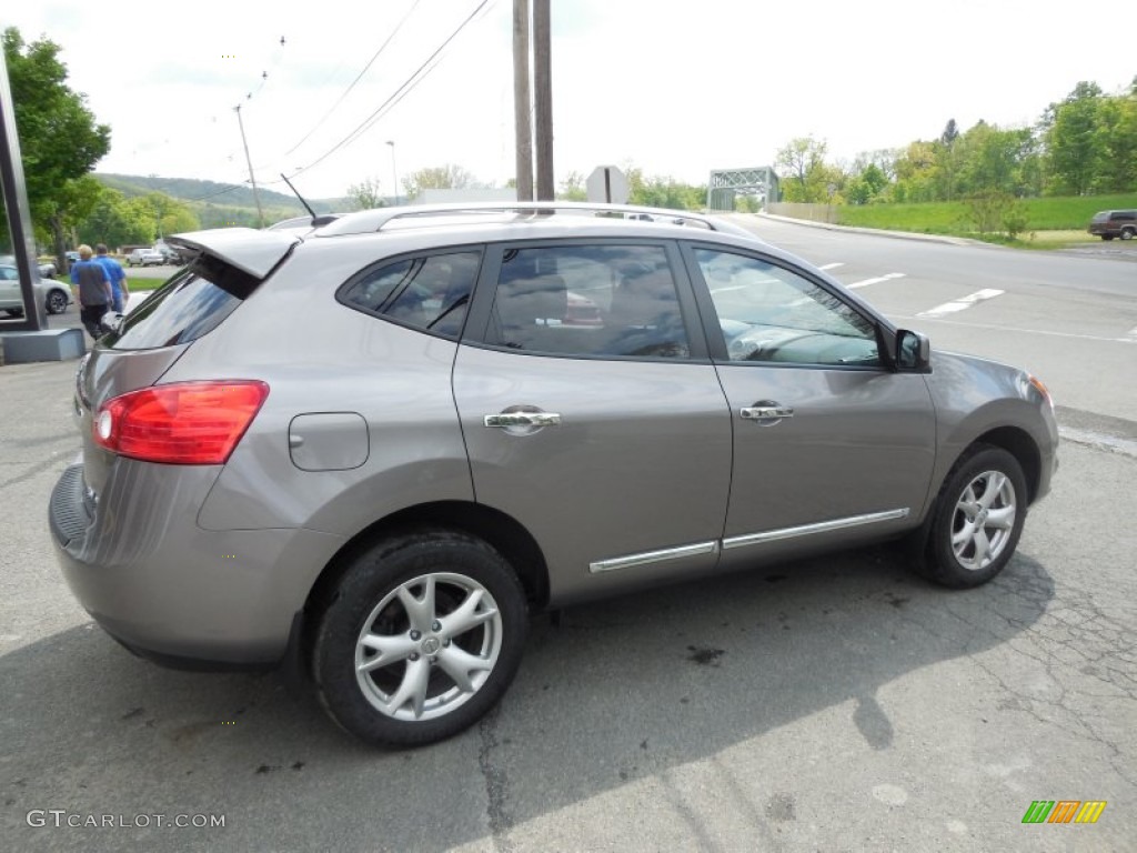 2011 Rogue SV AWD - Platinum Graphite / Black photo #9
