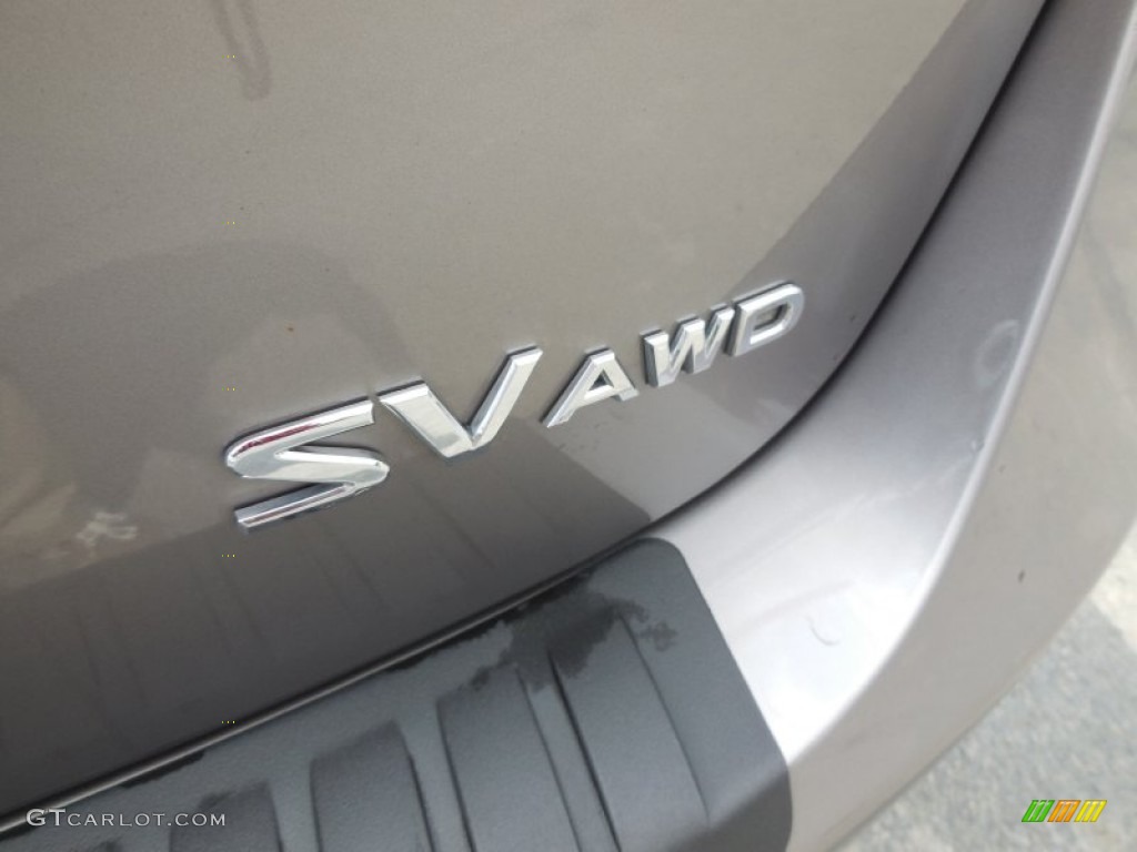 2011 Rogue SV AWD - Platinum Graphite / Black photo #10