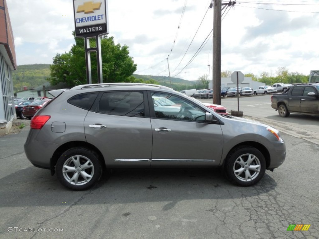 2011 Rogue SV AWD - Platinum Graphite / Black photo #11