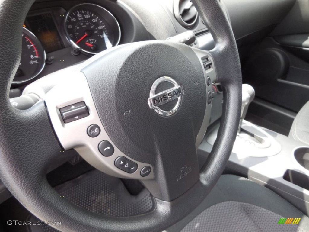 2011 Rogue SV AWD - Platinum Graphite / Black photo #18