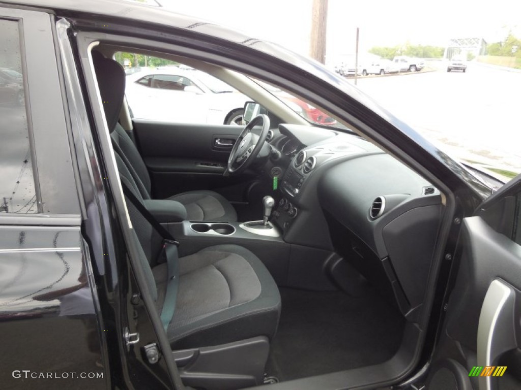 2011 Rogue SV AWD - Wicked Black / Black photo #11
