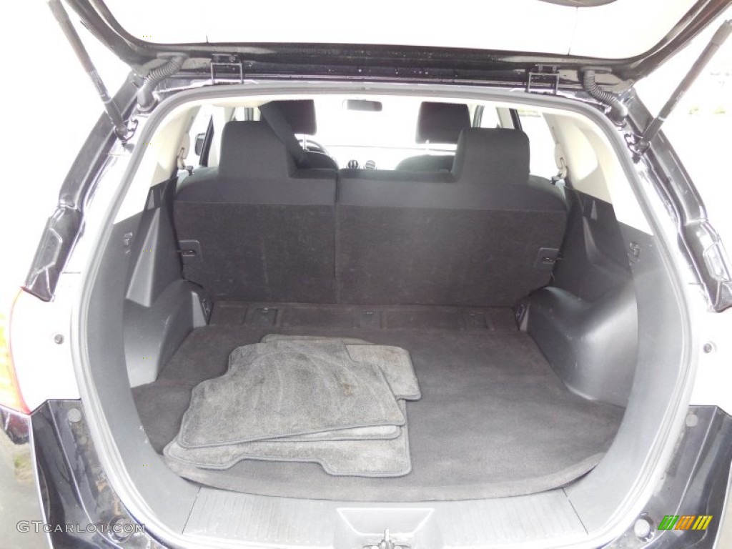 2011 Rogue SV AWD - Wicked Black / Black photo #13