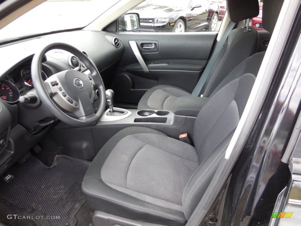 2011 Rogue SV AWD - Wicked Black / Black photo #15