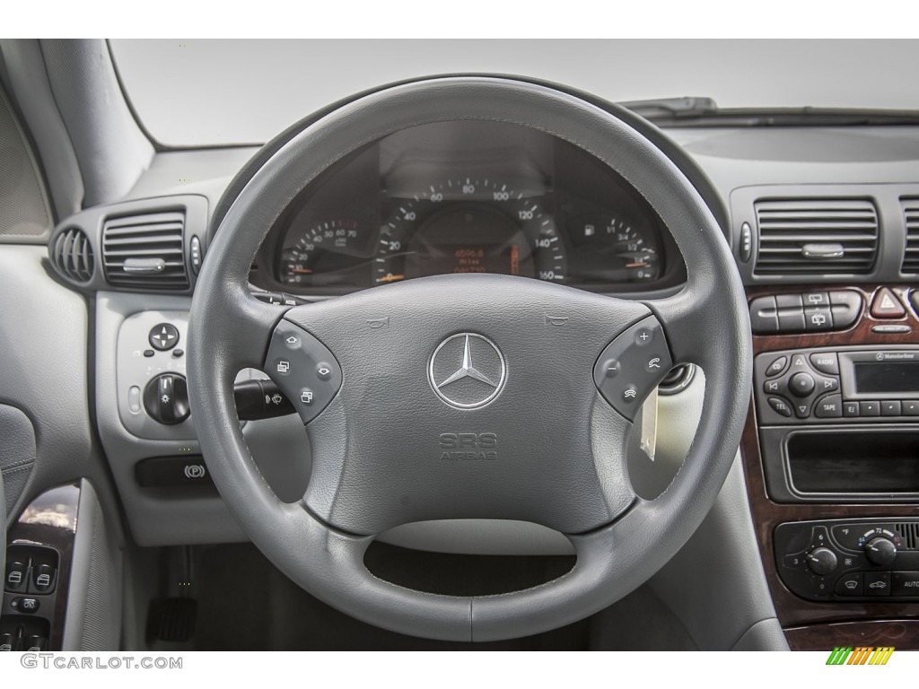 2004 C 240 4Matic Wagon - Alabaster White / Gray photo #15