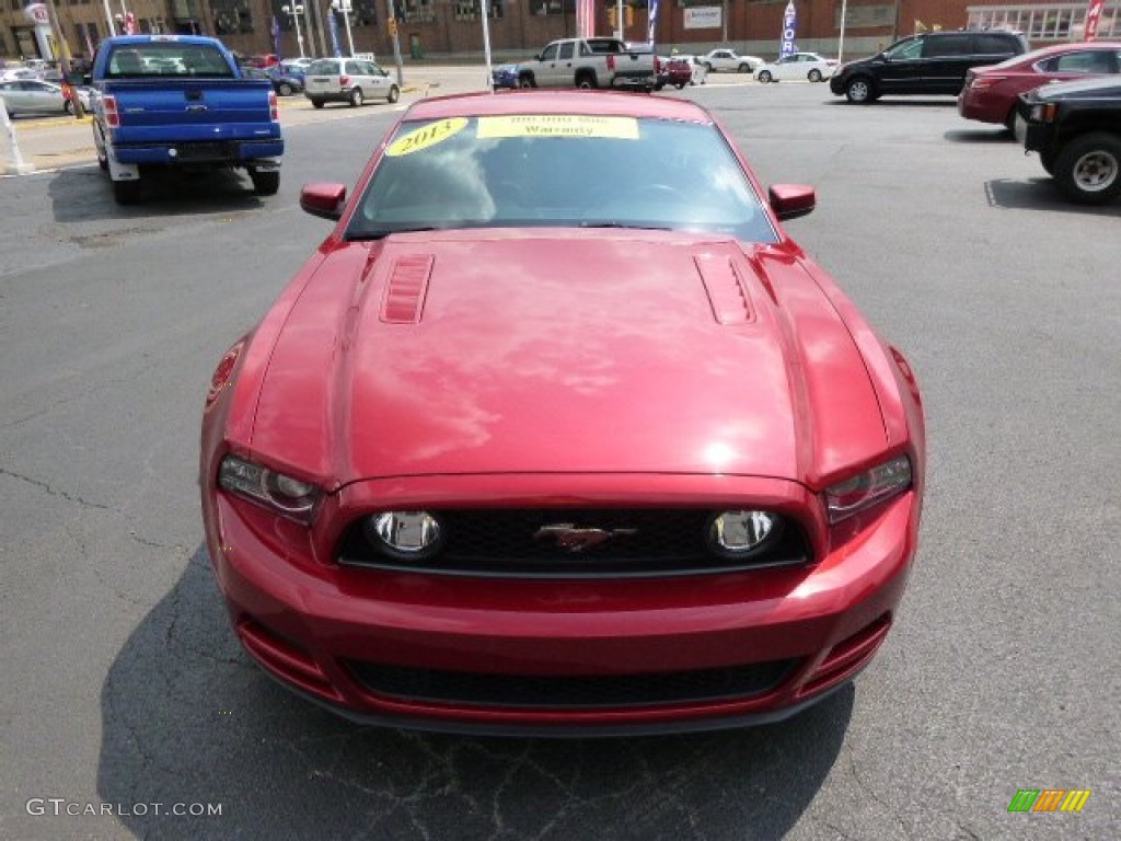2013 Mustang GT Premium Coupe - Red Candy Metallic / Charcoal Black photo #3