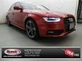 2014 Volcano Red Metallic Audi A4 2.0T quattro Sedan  photo #1