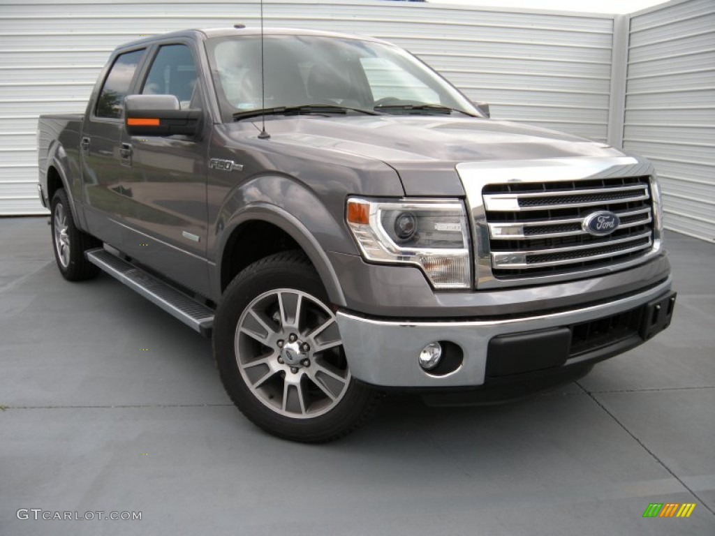 2014 F150 Lariat SuperCrew - Sterling Grey / Black photo #1
