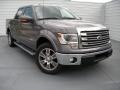 2014 Sterling Grey Ford F150 Lariat SuperCrew  photo #2