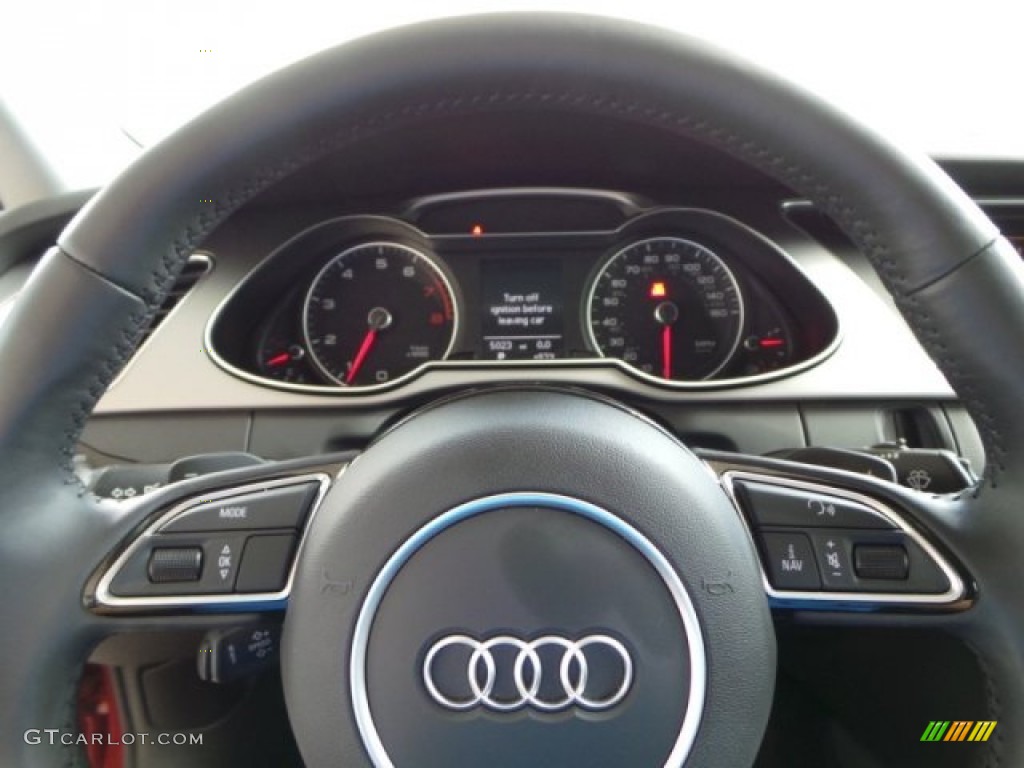 2014 A4 2.0T quattro Sedan - Volcano Red Metallic / Black photo #26