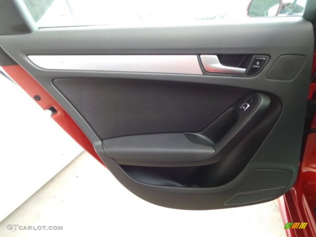 2014 A4 2.0T quattro Sedan - Volcano Red Metallic / Black photo #27