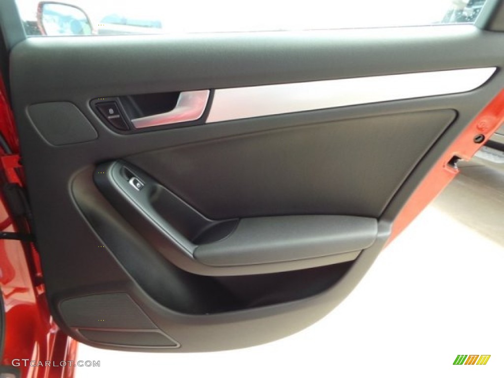 2014 A4 2.0T quattro Sedan - Volcano Red Metallic / Black photo #35