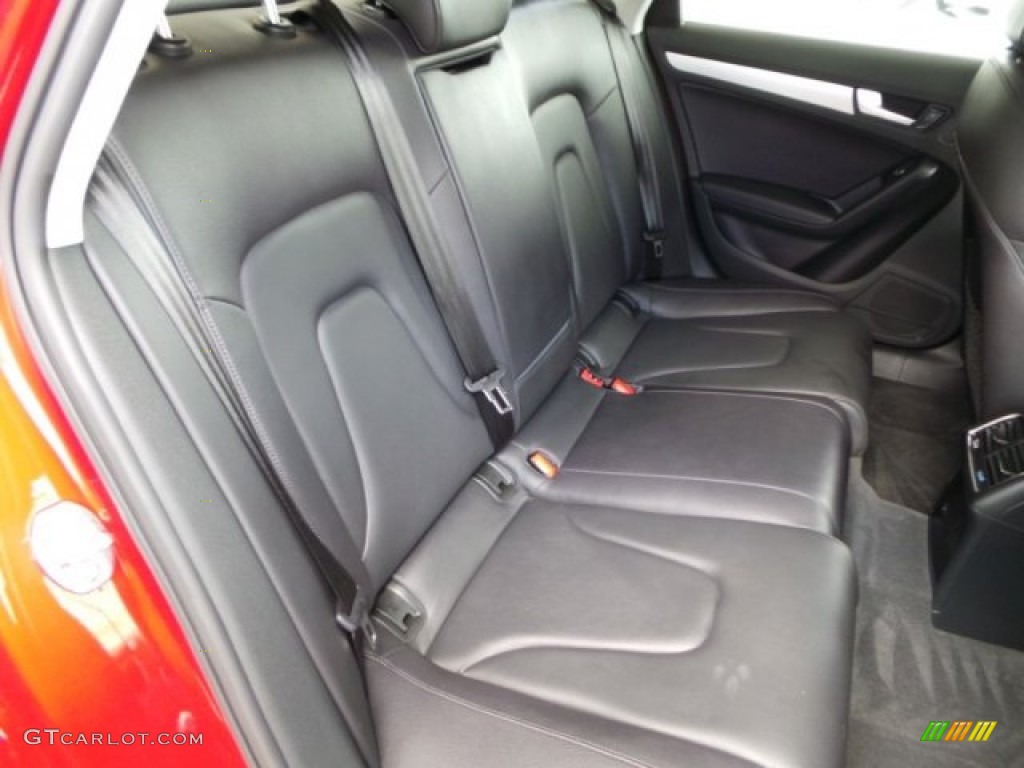 2014 A4 2.0T quattro Sedan - Volcano Red Metallic / Black photo #36