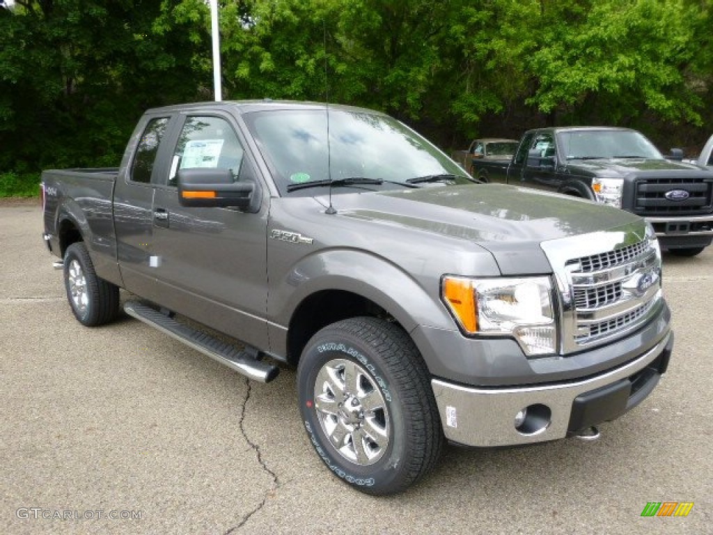 Sterling Grey 2014 Ford F150 XLT SuperCab 4x4 Exterior Photo #93769016