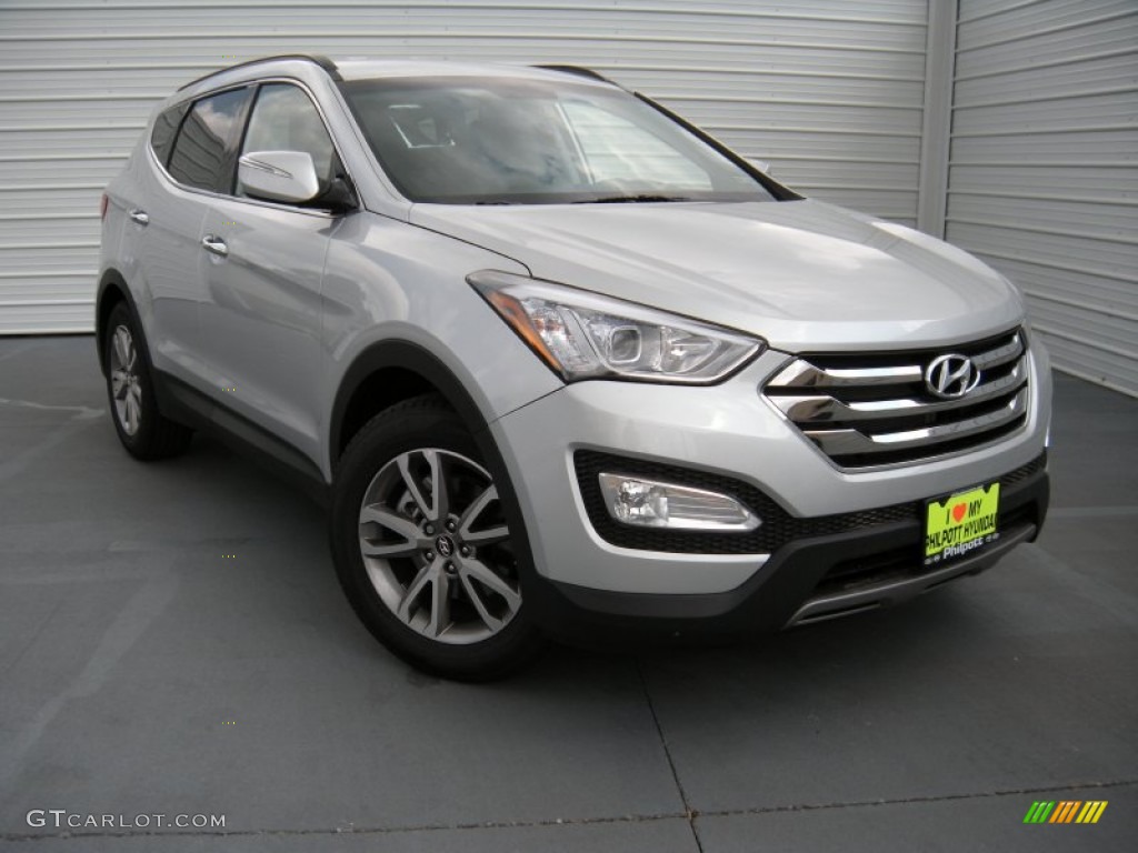 Moonstone Silver Hyundai Santa Fe Sport