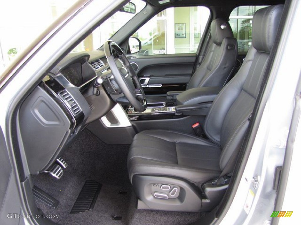Ebony/Ebony Interior 2014 Land Rover Range Rover Supercharged Photo #93769235