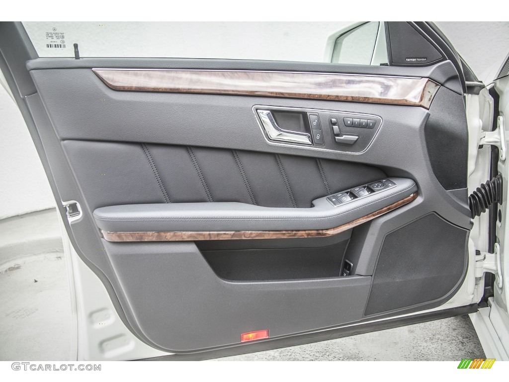 2011 Mercedes-Benz E 350 Sedan Black Door Panel Photo #93769289