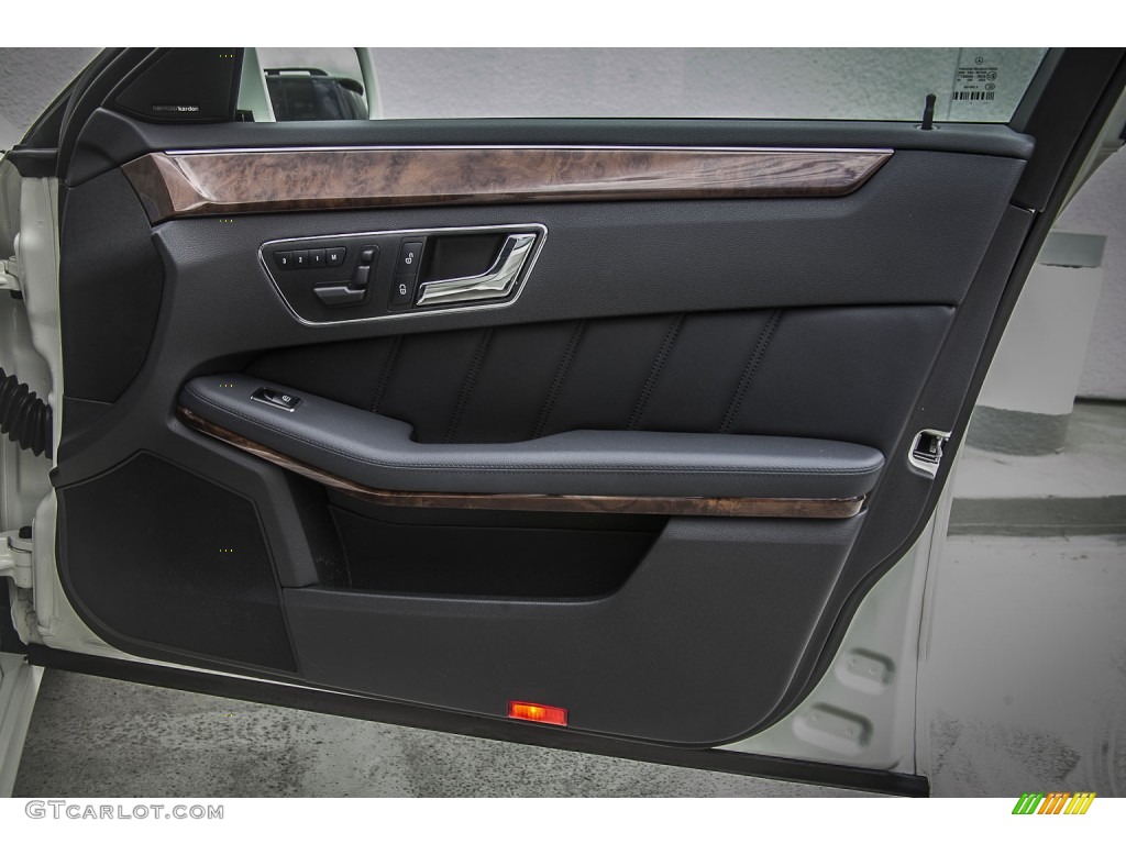 2011 Mercedes-Benz E 350 Sedan Black Door Panel Photo #93769445